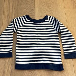 Monica & Andy stripe sweatshirt